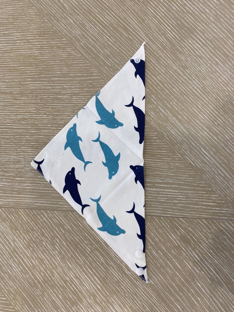 Ocean Breeze Dolphin Dog Bandana